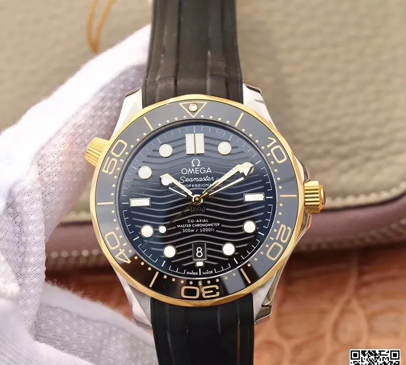 Omega Seamaster 210.22.42.20.01.001 VS Factory 1:1 Best Edition Replica Watch Black Strap